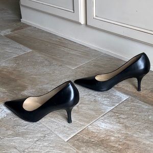 Cole Haan Nike Air Black Kidskin Pumps